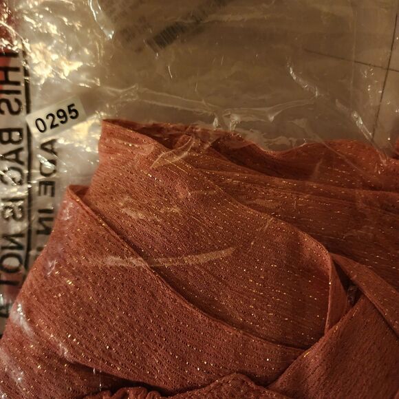 Sundress Amy Crop Top Womens XL Marbella Pink Wrap Top Criss-Cross Chest - Picture 13 of 13